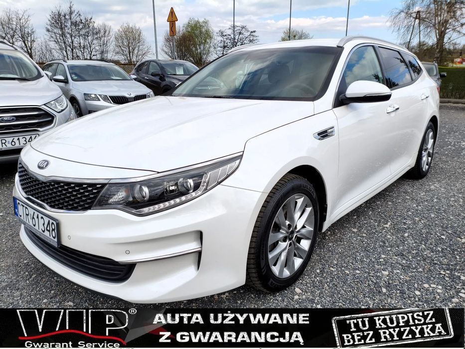 Kia Optima 2.0 benzyna 163KM * biała perła * serwisowany * tylko 139 tys * kamera