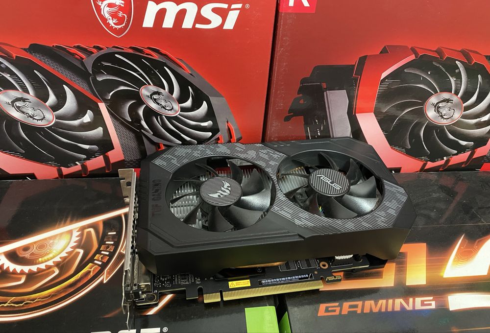 Відеокарта GTX Asus 1650 Tuf 4gb гарний стан .