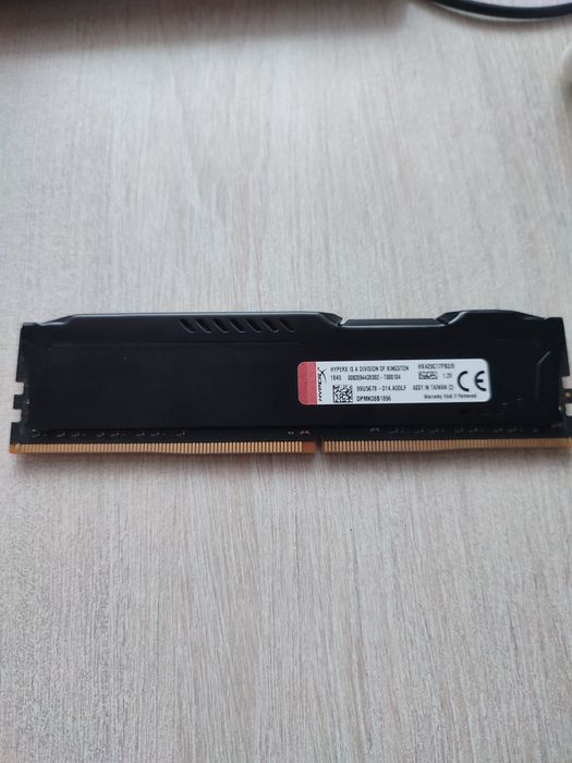 HyperX Fury Black DDR4 8GB 2933MHz CL17