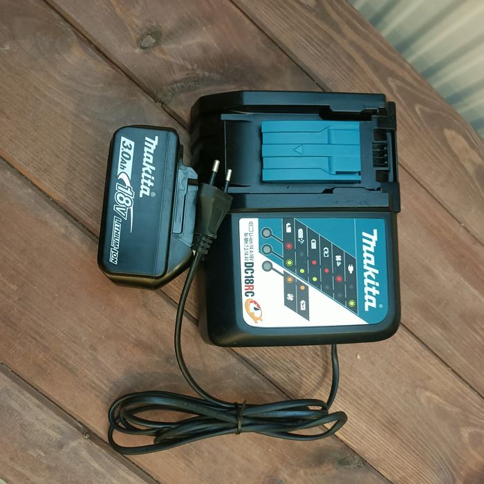 Makita DC 18RC Szybka Ładowarka oryginalna+Bateria 3,0Ah zestaw