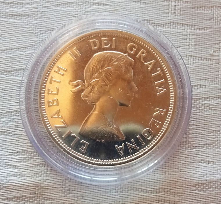 Kanada 1 Dolar 1964 r Konferencja w Quebeq srebro