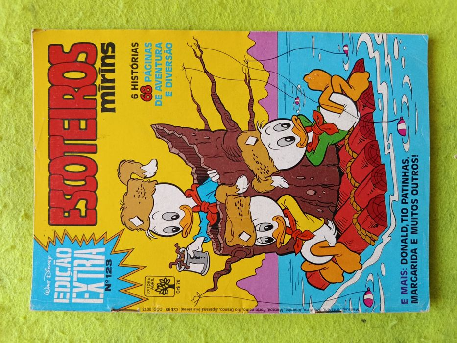 Os Metralhas, Escuteiros Mirins, Almanaque Férias  ( 4 revistas BD )