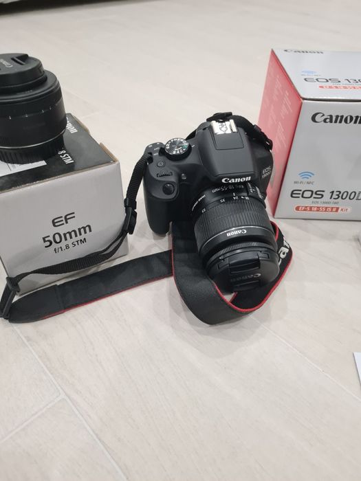 Canon  EOS 1300D + 2 lentes