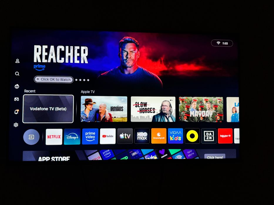 Televisão Hisense 43" 43A6N DLED UHD Smart TV 4K HDR10+