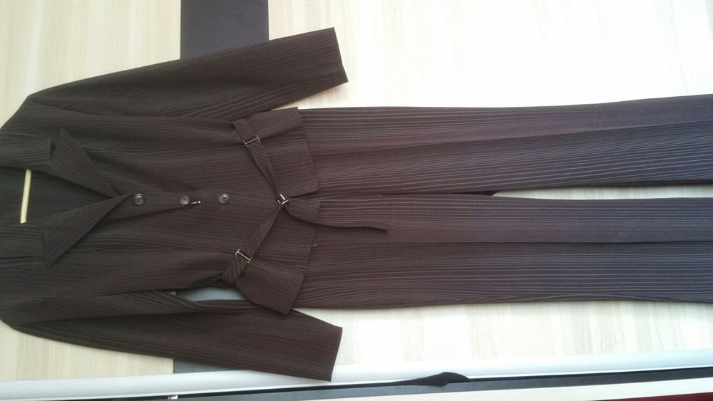 Garnitur damski żakiet marynarka spodnie 38