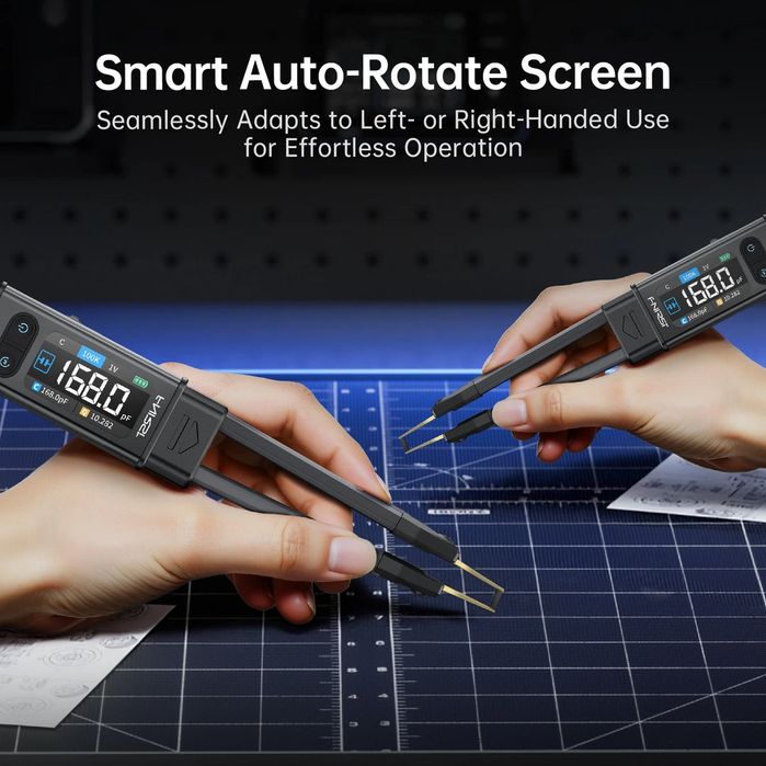 Pinça Digital Automática Fnirsi LCR-ST 2em 1