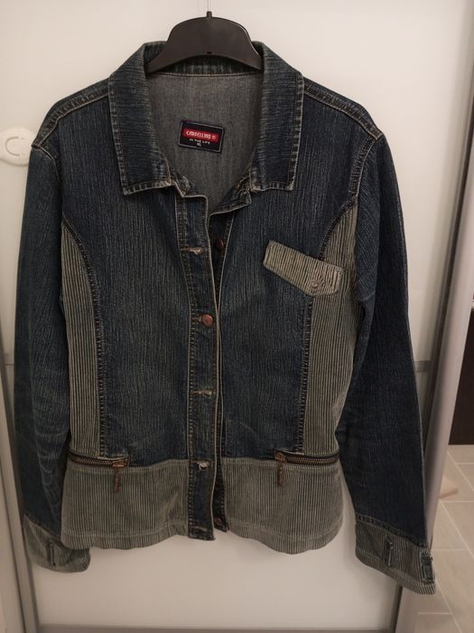 Джинсовый женский пиджак