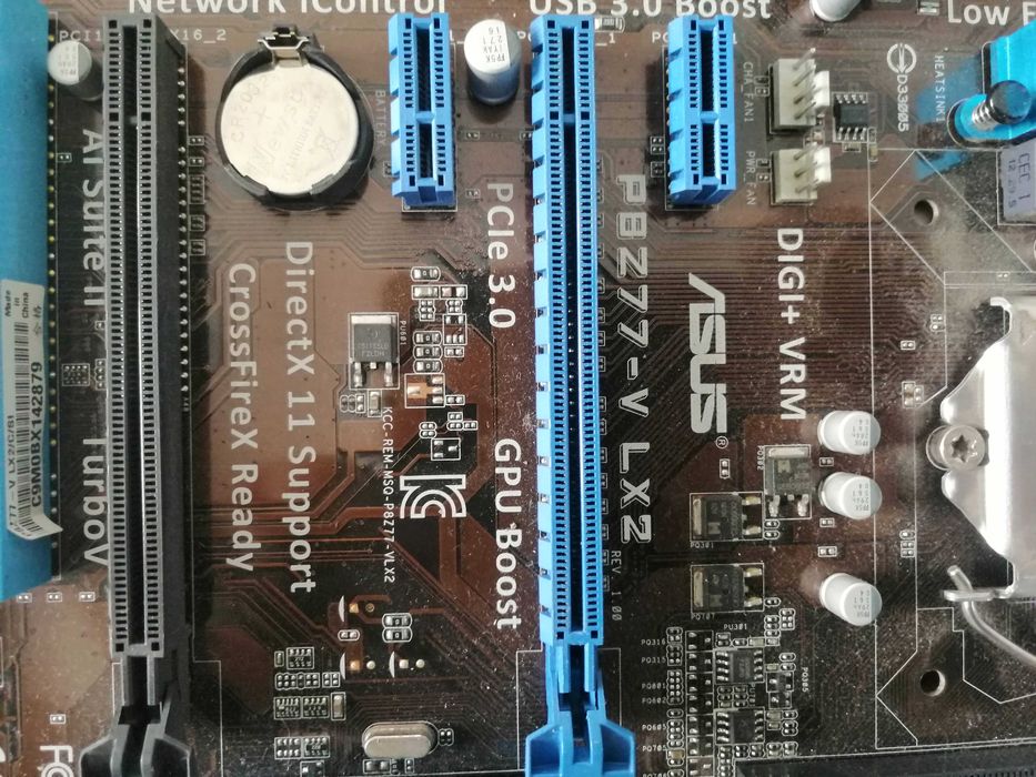 Motherboard Asus P8Z77-V LX2 + CPU Intel G850 - Board com avaria64586426551042121