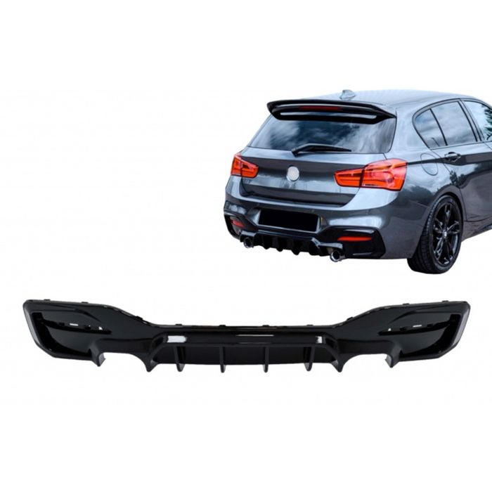 SPOILER DIFUSOR DE ESCAPE PALA ABA LÂMINA BMW SERIE 1 F20 F21 LCI PACK M PERFORMANCE 135i 140i 145i