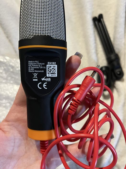 Мікрофон для ПК Esperanza Studio Pro EH182 з триногою (Jack 3.5 мм)