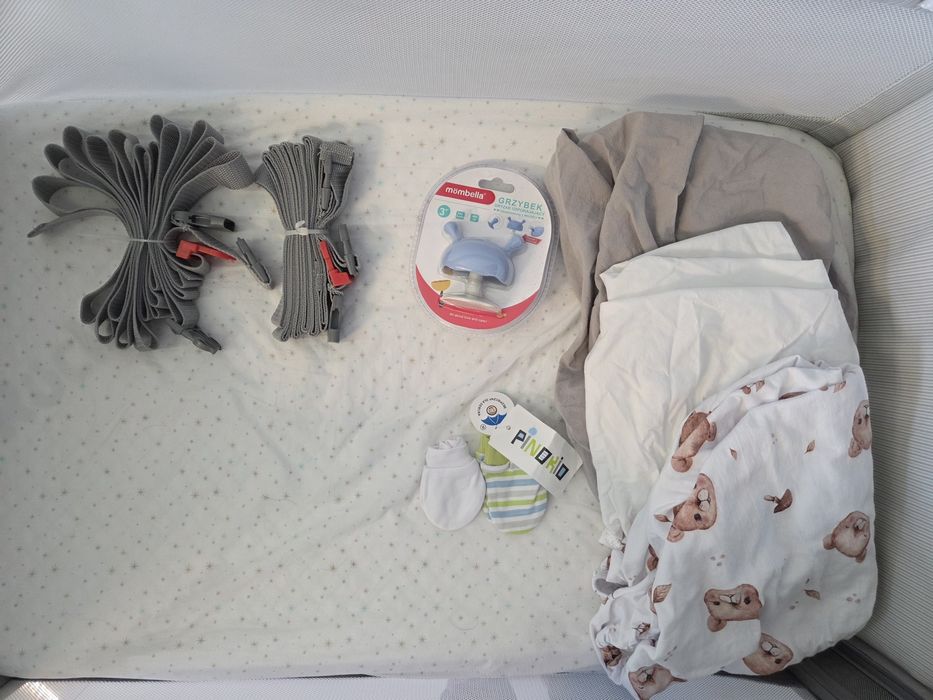 Zestaw Dostawka Chicco Next2Me Magic, Rucken, ochraniacz, mombella