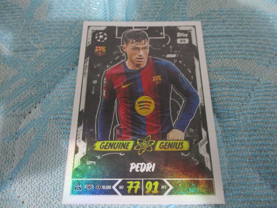 topps match attax 2026/7 pedri