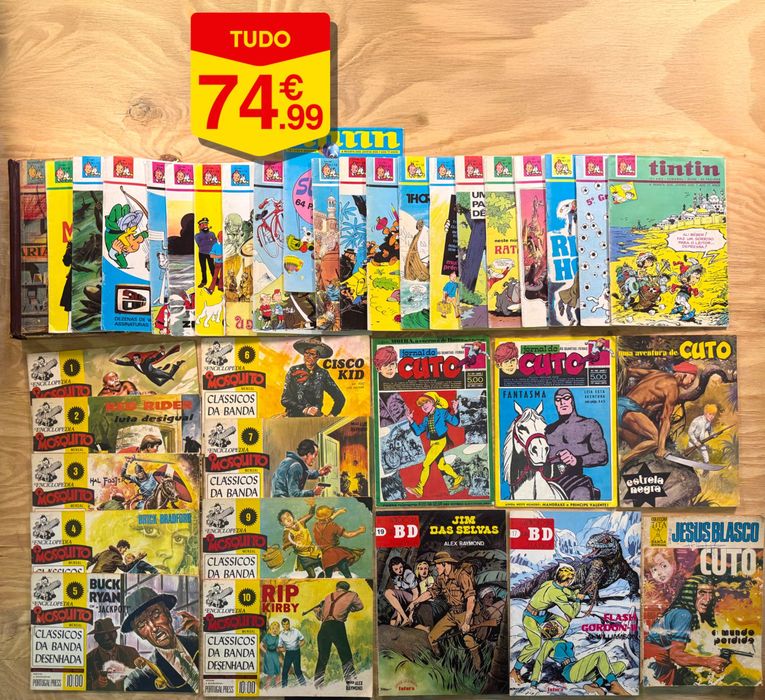 Livros de Banda Desenhada icónicos (PREÇOS BAIXOS)