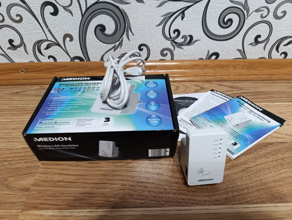 LAN усилитель точка доступа, клиент Medion