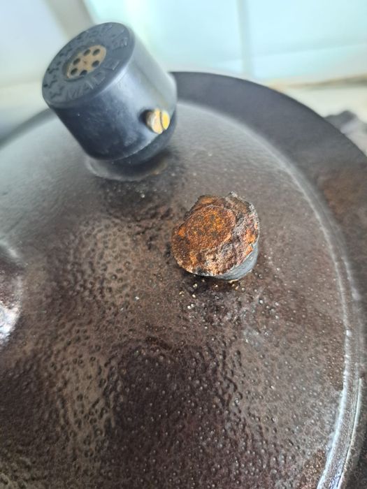 Cozinha fogão de pressão usado, Pressure used cooker kitchen