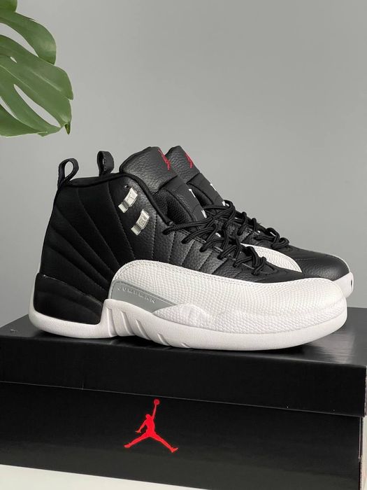 Кросівки Air Jordan 12 Retro Flu Game/Playoffs Black/Whitе