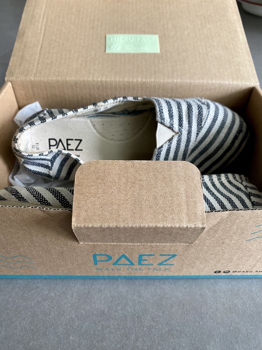 Paez riscas brancas e azuis T. 32