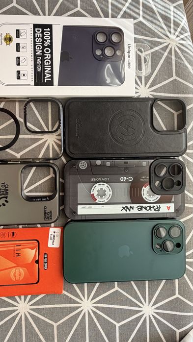 Чехол та захисне скло на Iphone 15 pro max