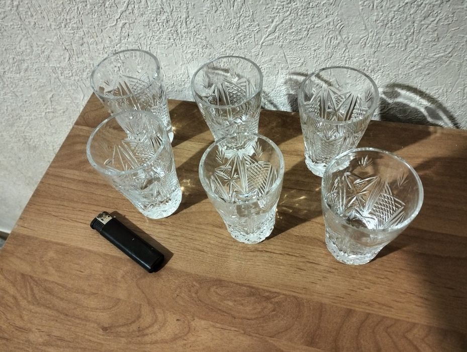 Стаканчики хрустальные