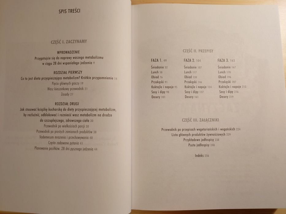 Książka kucharska- Dieta przyśpieszająca metabolizm