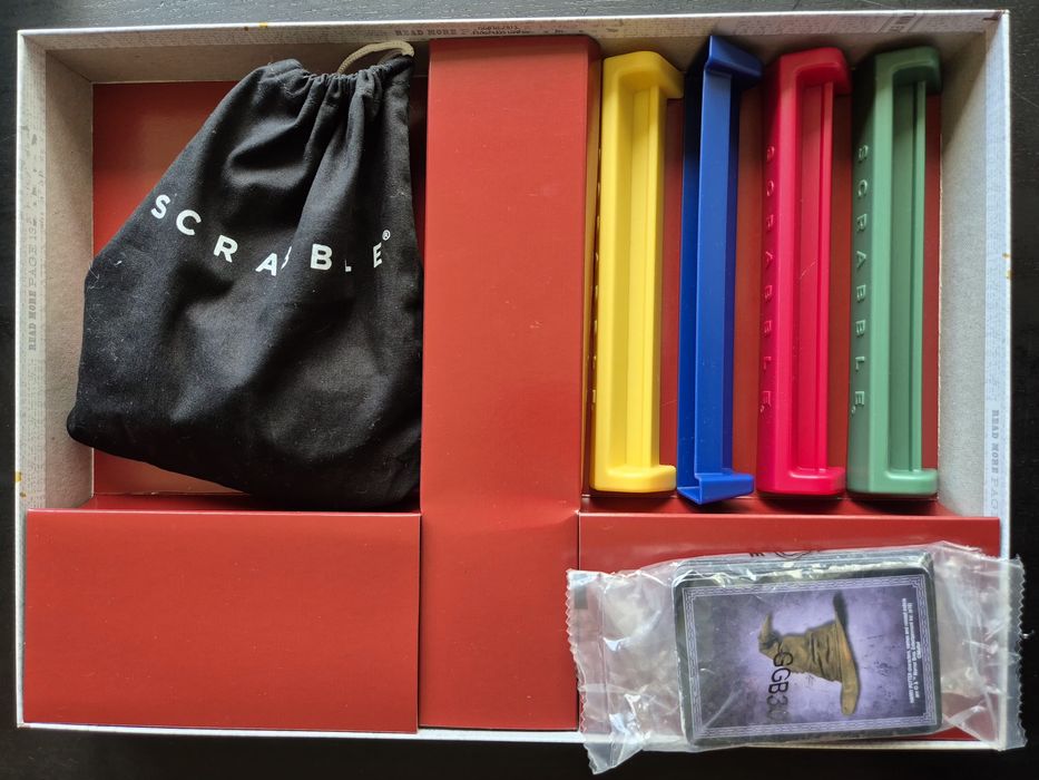 Harry Potter scrabble gra planszowa jak nowa Mattel