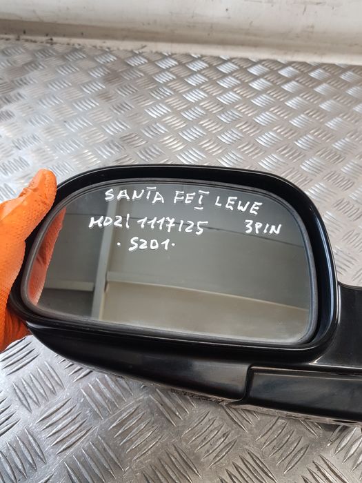 Lusterko Lewe 3Pin Hyundai Santa Fe I Lift 04R- Europa K: Eb