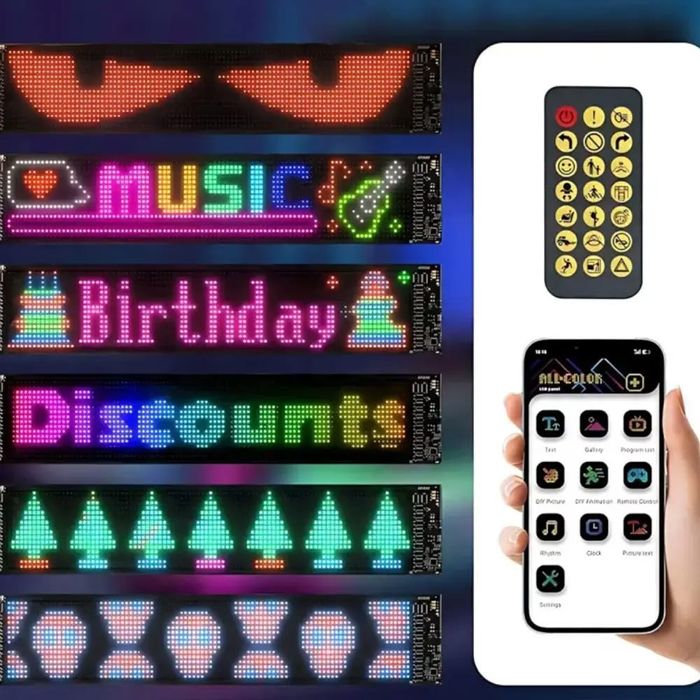 Led-панель анімовані очі, очі диявола.