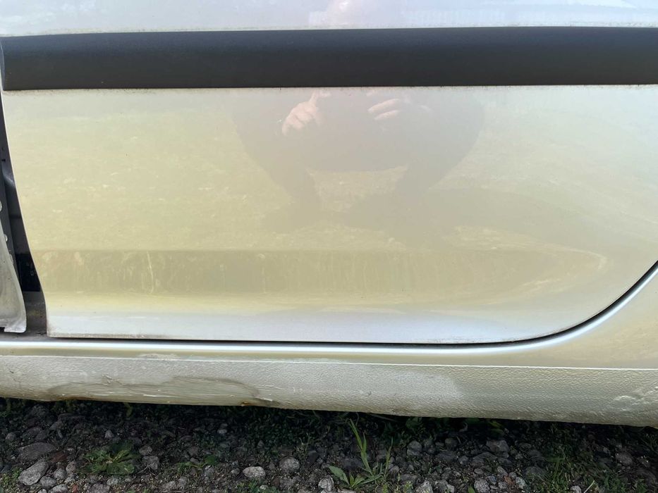 drzwi tył tylne tylnie lewe vw golf v 5 1k0 2003 -2009 hatchback 5 drzwi la7w srebrne