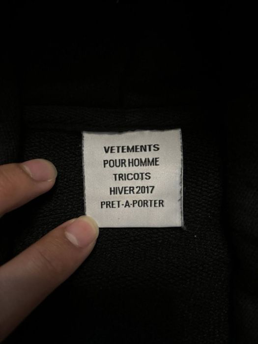 Кофта чорна Ветмо/ Зіпка Vetements/ Represent/ Esentials/ ERD