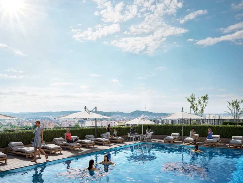 Продаж 1-кімнатної квартири  в зданому ЖК Viking Hills по вул. Щурата 2а