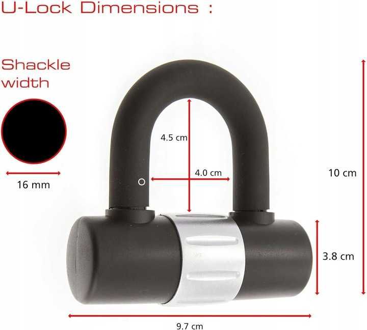 Blokada rowerowa zapięcie łańcuch Burg-Wachter 1 m