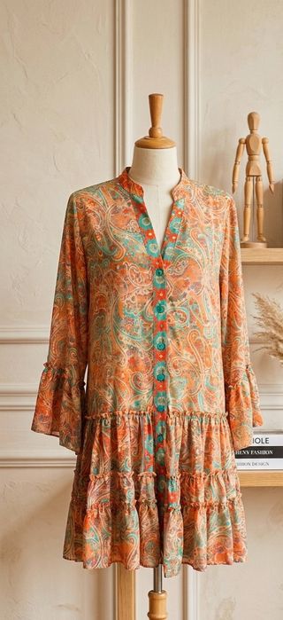 Sukienka boho oversize