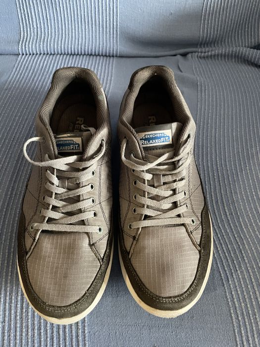 Мокасіни skechers чололвічи 44 розмір сірі