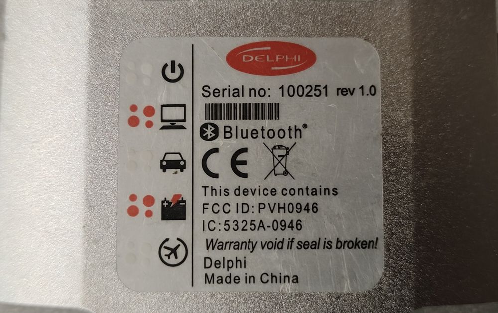 Авто Сканер DELPHI OBD2 під відновлення