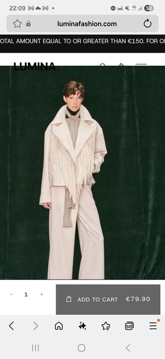 Casaco franjas Lumina - Novo