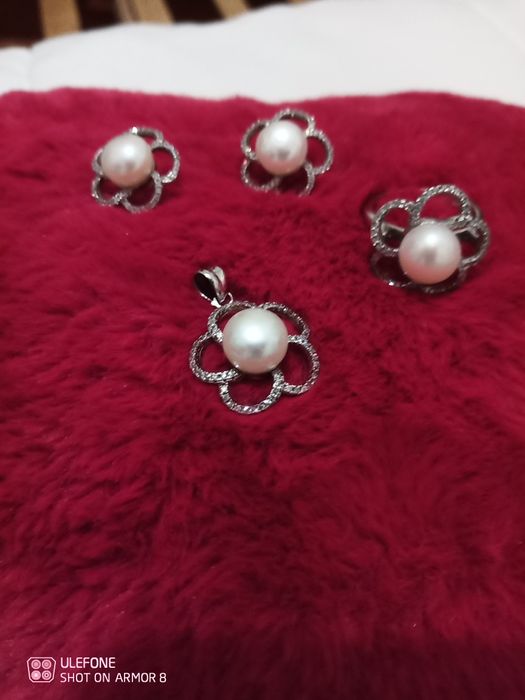 Conjunto bijuteria prata