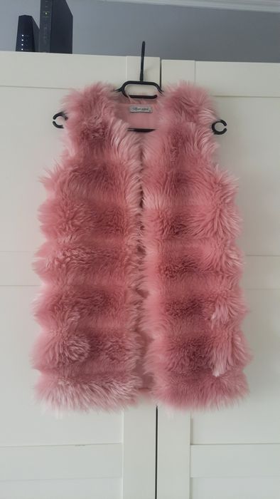 Różowy bezrękawnik Novo Style# kamizelka r. XS