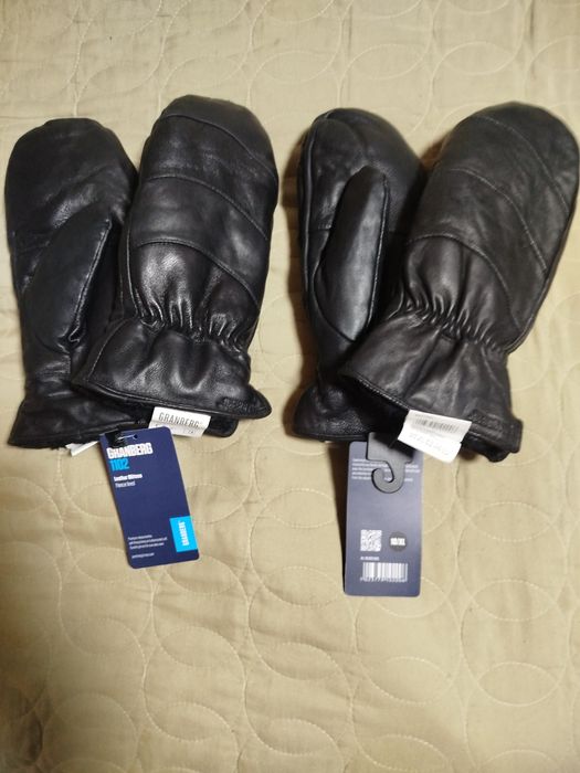 Рукавицы кожаные