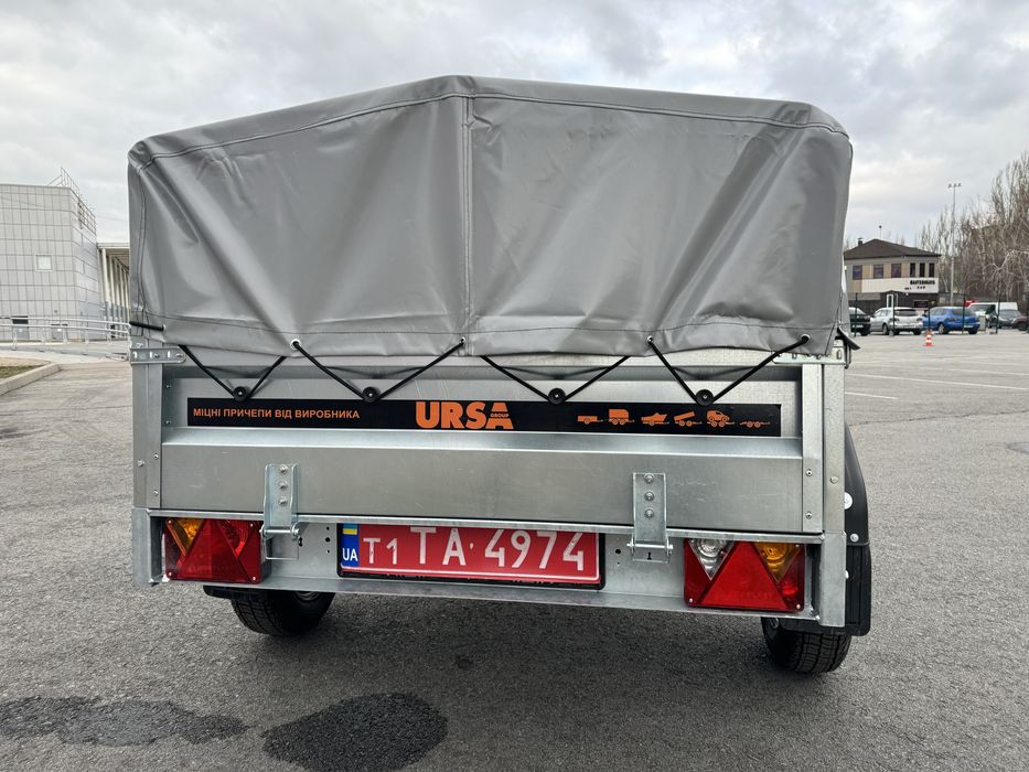 Причіп від заводу, здоровань 2х1.25 бортовий, оцинкований, посилений