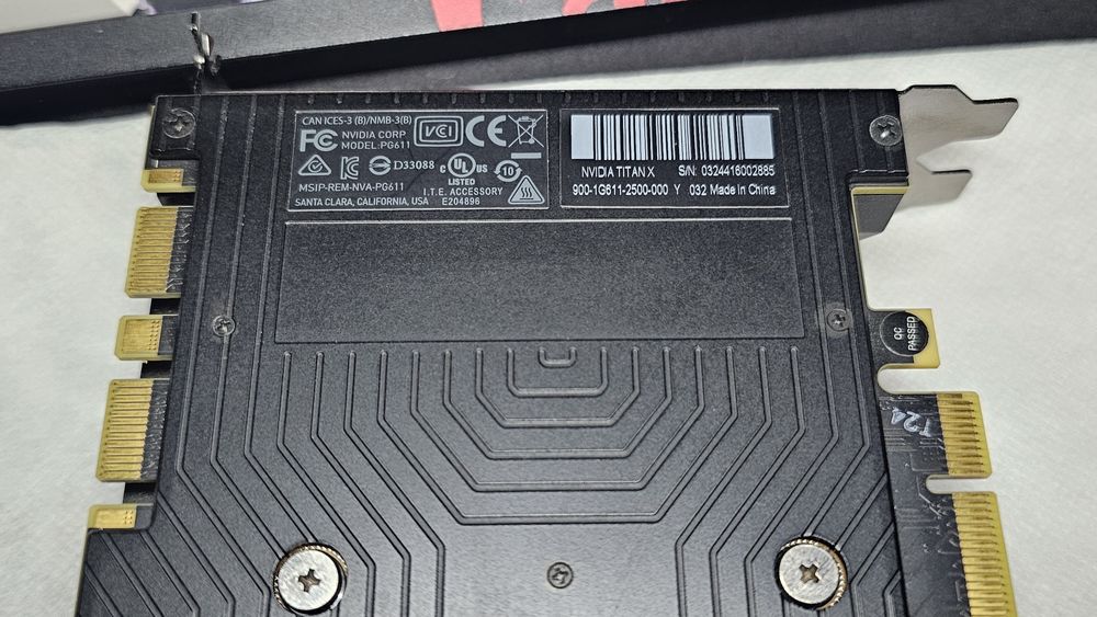 Відеокарта NVIDIA GeForce GTX TITAN X (Pascal) 12GB