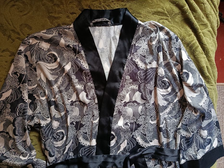 Пеньюар шовковий, халатик шолковый короткий