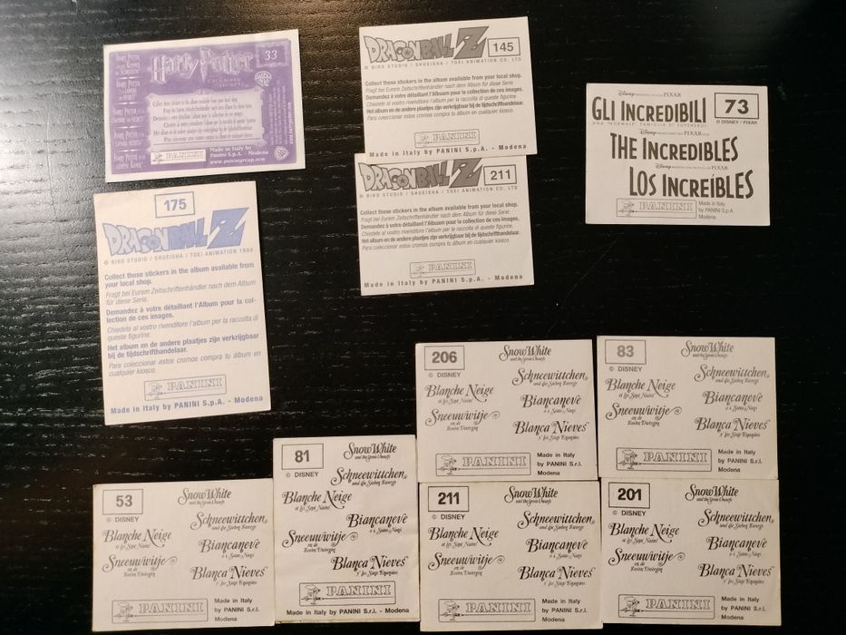 Tazos, Cromos, Cartas - venda e troca