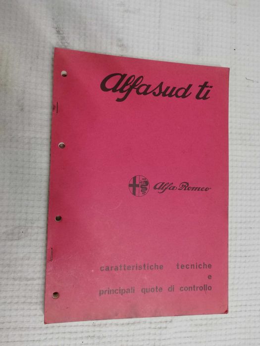 Manual Alfa Romeo Alfasud Ti