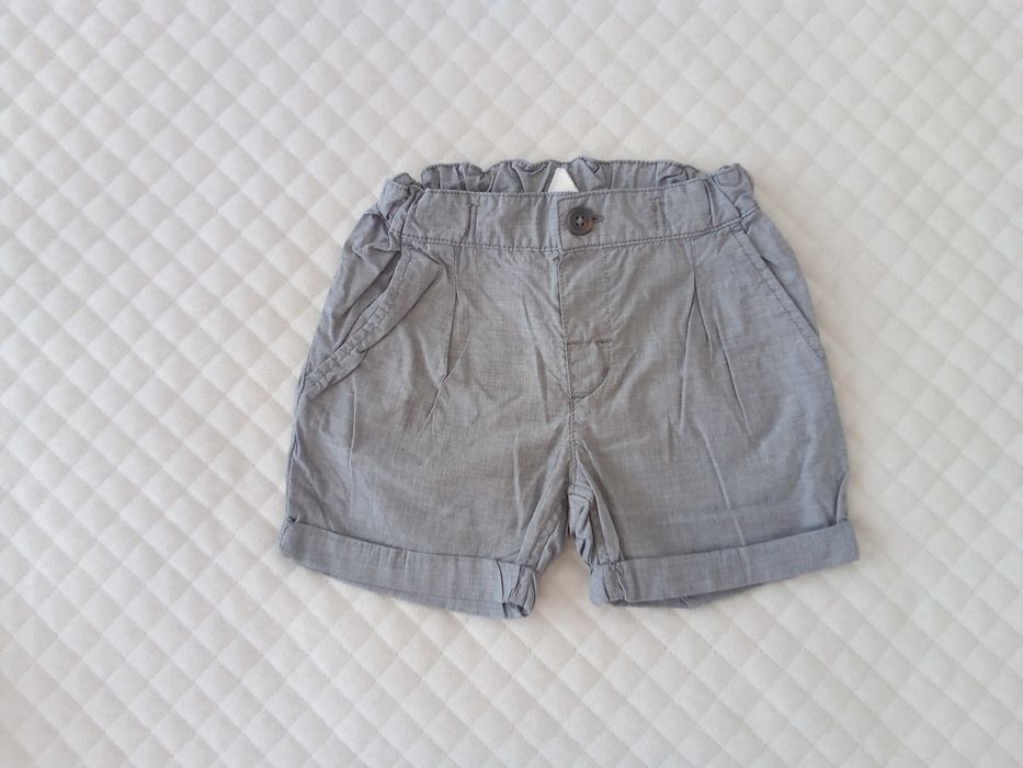Krótkie, eleganckie spodnie dla chłopca, H&M, rozm. 80
