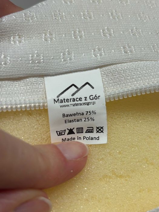 Materac lateksowy dzieciecy 80x160 gr.12,5 cm