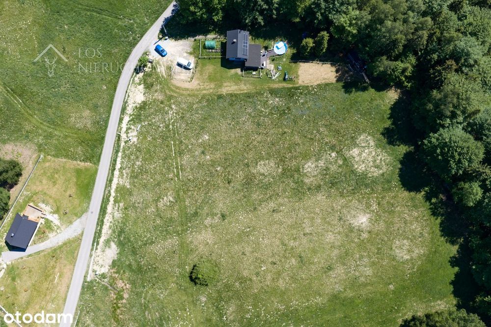 Działka z MPZP , prąd w działce (skrzynka)— 1285 m², Jeleśnia-Janiki - Widok 5
