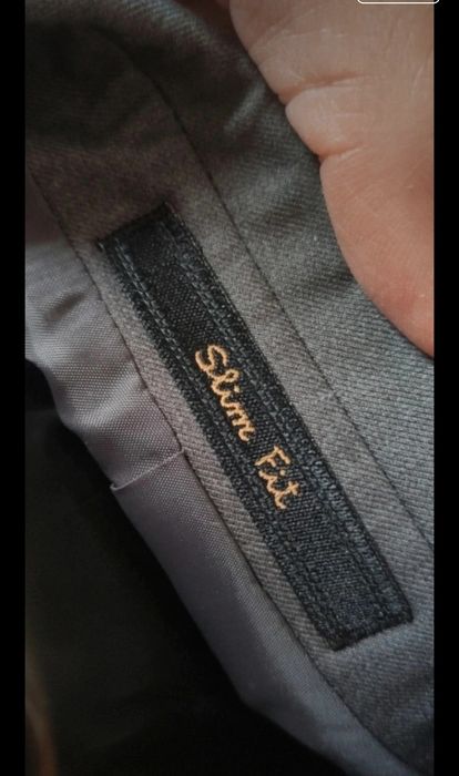 Fato cinza Suits Inc