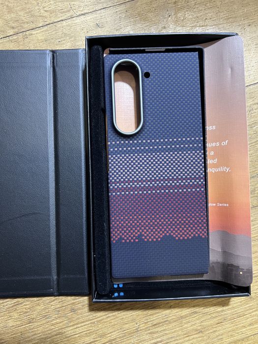 Capa carbono memumi carbon 3d weaving galaxy z fold 6 - NOVO