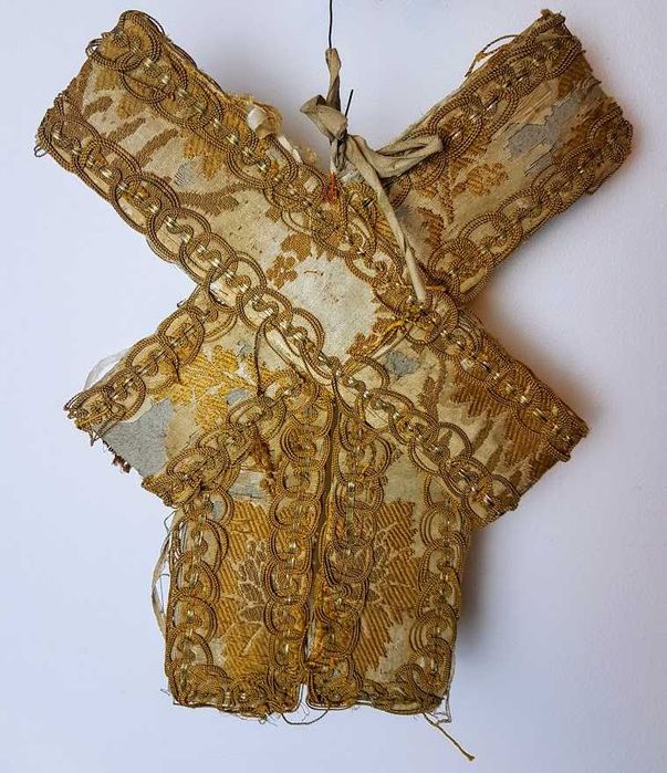 Par de ornamentos de Mitra Papal século XIX