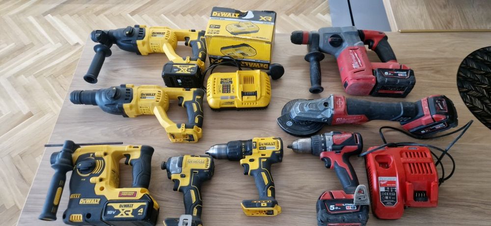 Elektronarzędzia milwaukee dewalt